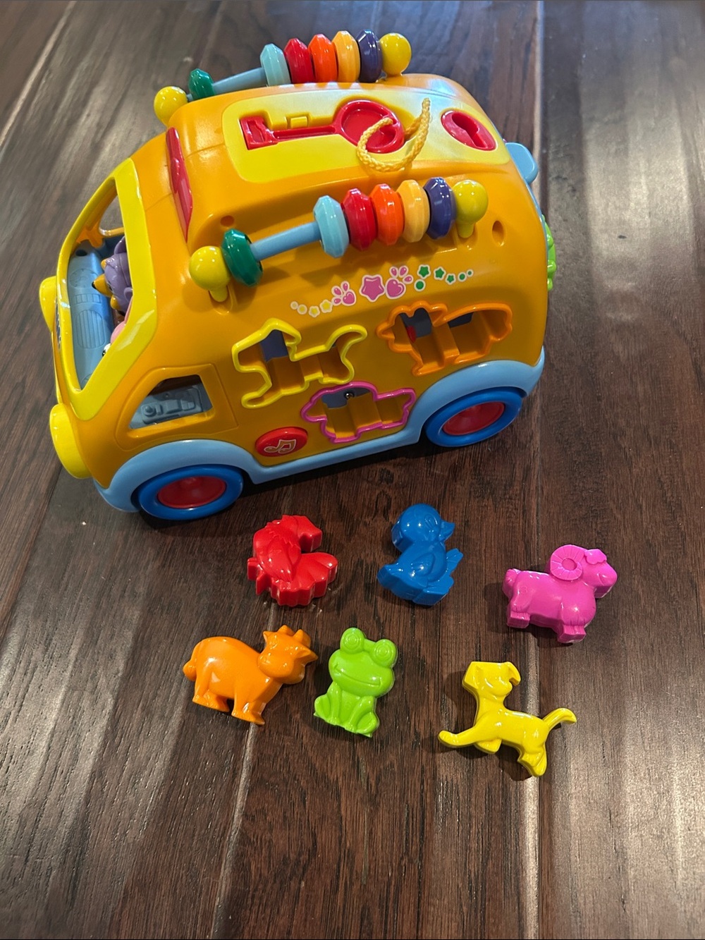Kids Shape Sorting Activity Musical Bus Toy